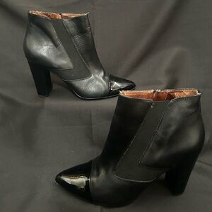 Donald J. Pliner Black Ankle Booties